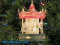 Musical Carousel Christmas Ornament