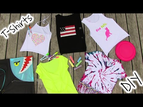 how to decorate a t shirt with fabric paint