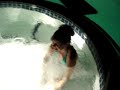 Jess and I in hot tub