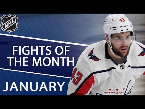 Video: Washington Capitals' Tom Wilson tops NHL fights in January | NHL | NBC Sports
