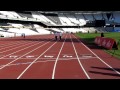 book Spelbound at www.migmanagement.com Spelbound run 400 metres on London 2012 olympic track
