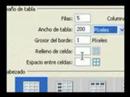 Como insertar tablas en Dreamweaver