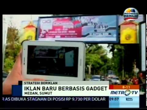 augmented reality - GG Mild GiGteria Metro TV Augmented Reality Billboard Medan.