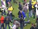 Sul campo del Tardini, ripresi da Sky Sul campo del Tardini, ripresi da Sky