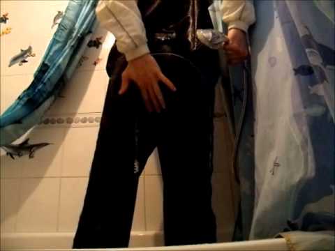 wet lacoste trackie