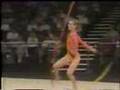 Jacky Leavy ribbon Silentnight beds International 1984