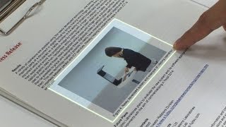 Touchscreen interface for seamless data transfer between the real and virtual worlds #DigInfo - YouTube