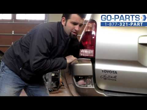 Replace 2003-2005 Toyota 4Runner Rear Bumper Reflector/Bulb , How To Change Install 2004 TO1184101