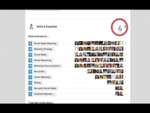 how to list skills and expertise on linkedin