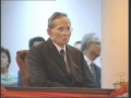 12DEC10 THAILAND ; His Majesty King Bhumibol Adulyadej Watches ''Duke Ellington Charity Concert'' for Sayamindradhiraj Medical Institute in Auditorium at Siriraj Hospital