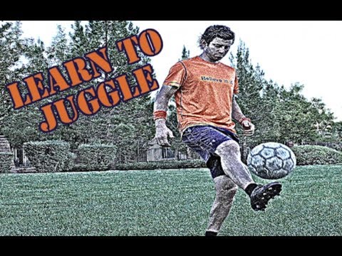 how to properly juggle a soccer ball