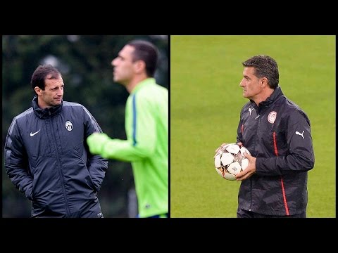 La vigilia di Juventus-Olympiacos - Juventus v Olympiacos build-up