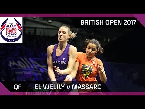 Squash: El Welily v Massaro - British Open 2017 QF Highlights
