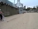 Bicyclists - Santa Monica Pier