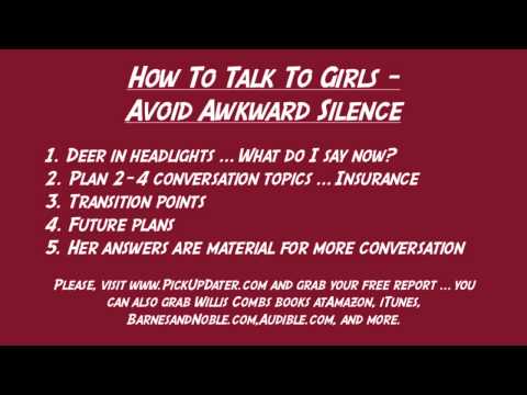 how to eliminate awkward silences