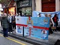 Goater flag in Santander
