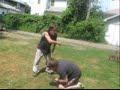 Homeade wrestling video with disturbed