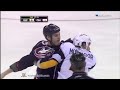 Steve Montador vs Jared Boll Feb 6, 2010