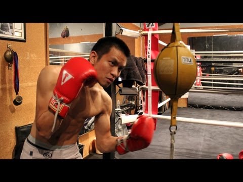 how to fasten a punching bag