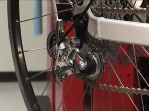 how to adjust sram x7 rear derailleur