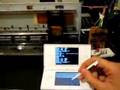 NintendoDS controlling the carriage of a printer