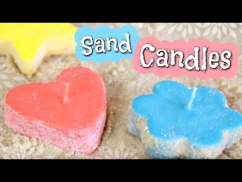 DIY Sand Candles // How To Make Candle Molds with Sand