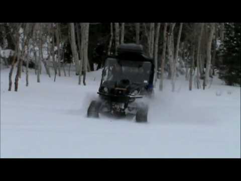 Rhino Tatou snowtrack sesh