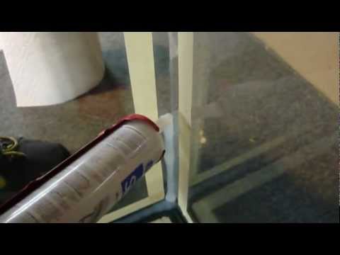 how to remove aquarium sealant from glass