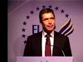 ELDR Conference: Anders Fogh Rasmussen on liberalism