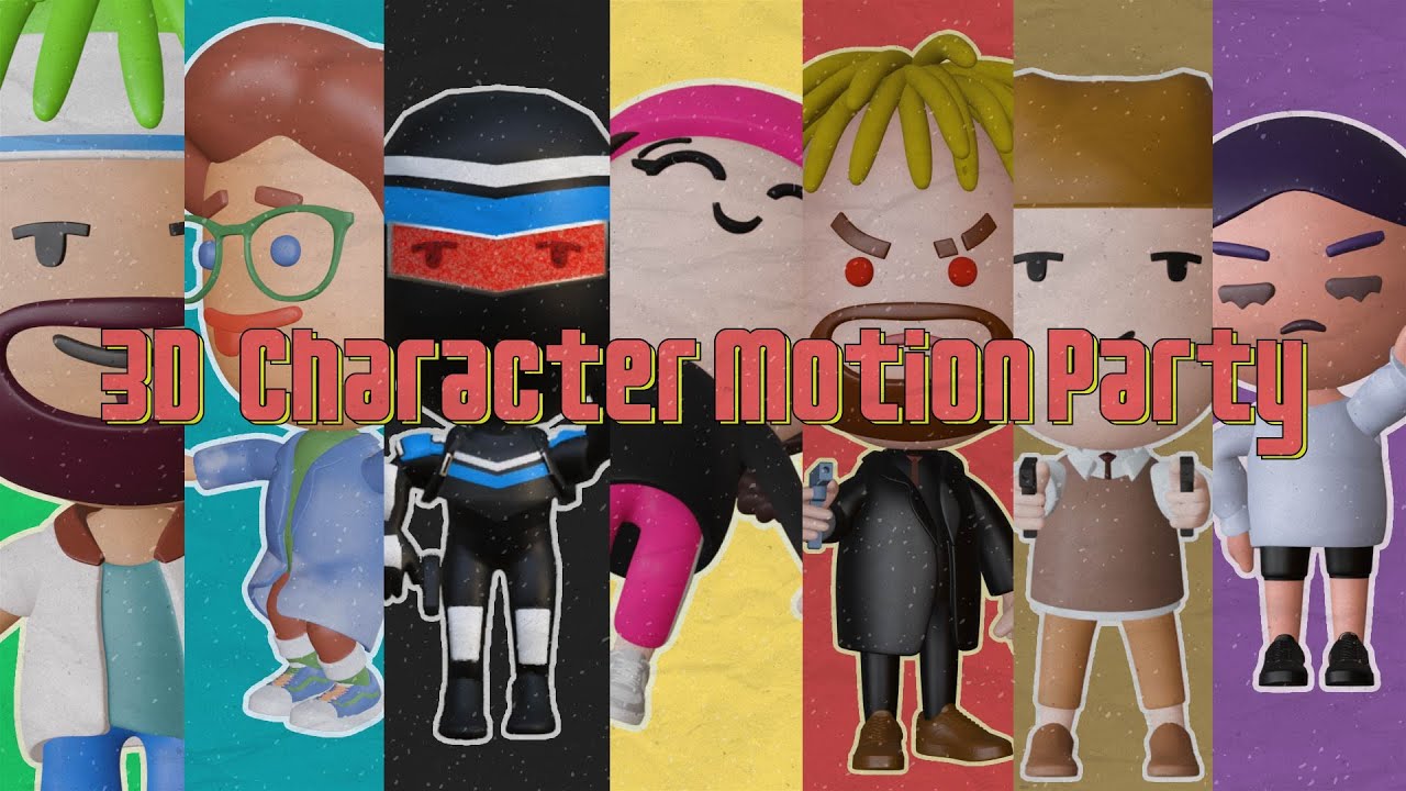 3D Character Motion Party