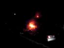 burning house