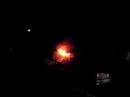 burning house