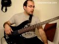 Clases de bajo tecnica pulgar mano derecha