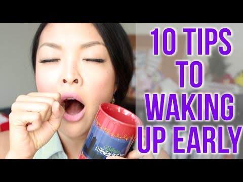 how to get up early