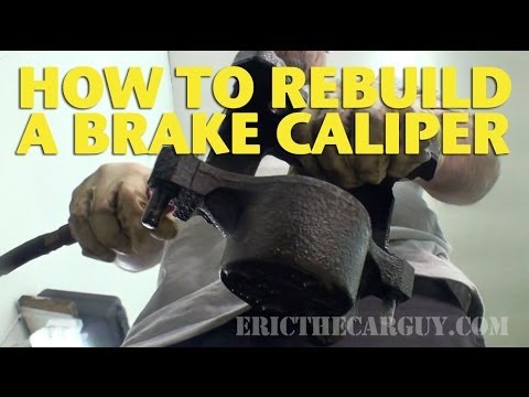 How To Rebuild a Front Brake Caliper -EricTheCarGuy