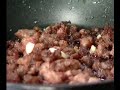 Carne de longaniza con patatas confitadas Carne de longaniza con patatas confitadas