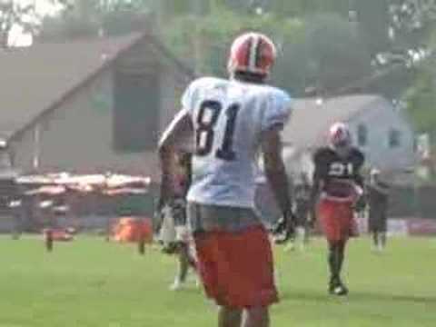 Browns training camp Aug 6th Braylon ...