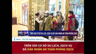 550 cơ sở du lịch dịch vụ đã được dán nhãn an toàn phòng dịch