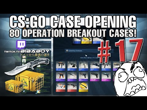 CS:GO CASE OPENING #17 - Breakout Cases im Livestream!