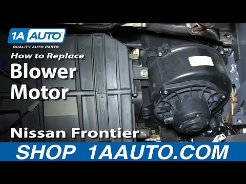 How To Install Replace AC Heater Blower Fan Motor 2000-04 Nissan Frontier