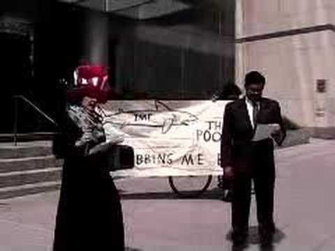 Mock Press Conference at the IMF Staged