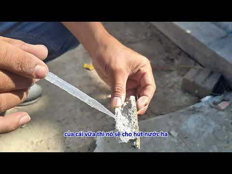Test chất lượng xi măng chống thấm G20 tại công trình NHÀ HÀNG HẢI SẢN BÉ THÂN tại Lăng Cô - Huế