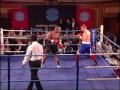 The referee called this a draw, which is theoretically impossible if a fighter is nocked down 3 times during a 4 round fight! What do you think? Fighters are Ian Lewinson (black shorts) and Pavels Dolgovs (blue shorts)