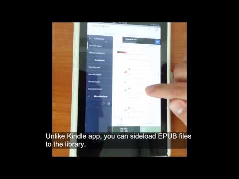 how to sync sideloaded books kindle