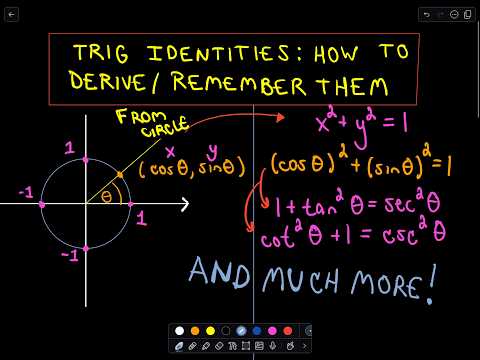 Identities - Trigonometric Identities: How to Derive / Remember Them - Part 1 of 3. The dreaded trig identities!! Oh no! Here are some ways that I remember the trig ident...
