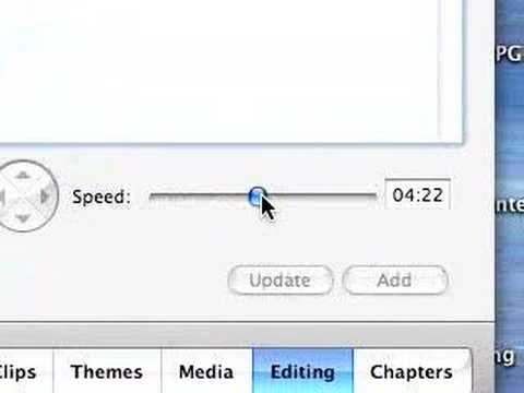 how to dissolve on imovie