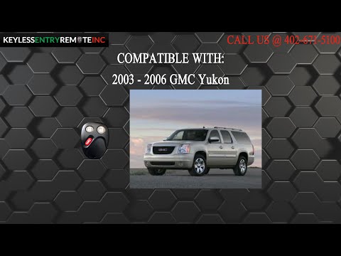 How To Replace GMC Yukon Key Fob Battery 2003 2004 2005 2006