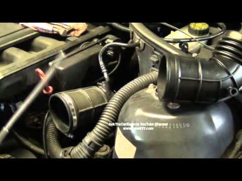 BMW Upper Intake Boot Removal and Installation DIY M52TU M54 6 Cylinder Engine