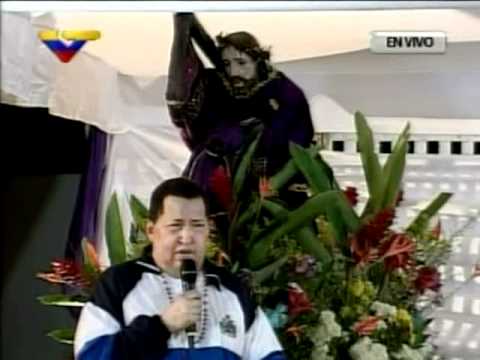 Presidente Chavez pide a Cristo vida