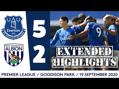 EXTENDED HIGHLIGHTS: EVERTON 5-2 WEST BROM